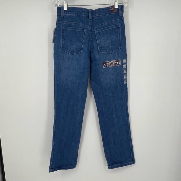 Original Amanda Jeans Classic Fit Tapered Leg Mid-Rise Jeans Size 6 Short NEW - Picture 2 of 6
